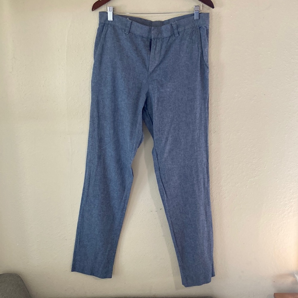 American Apparel chambray pants. Size 33
